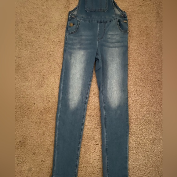 Girls Size 10 Denim Overalls - Picture 2 of 5